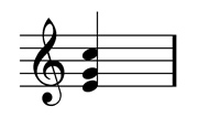 C/E chord score