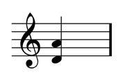 D5 chord score