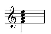 Fmaj7 chord score