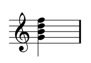 G7 chord score