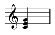 C major chord